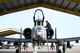 U.S. Air Force Lt. Col. Ryan Hodges, an A-10 Thunderbolt II pilot assigned to the 303rd Fighter Squadron, climbs into his aircraft during a local flying mission at Whiteman Air Force Base, Mo., Feb. 14, 2017. The A-10 Thunderbolt II has excellent maneuverability at low air speeds and altitude, and is a highly accurate and survivable weapons-delivery platform. The aircraft can loiter near battle areas for extended periods of time and operate in low ceiling and visibility conditions.