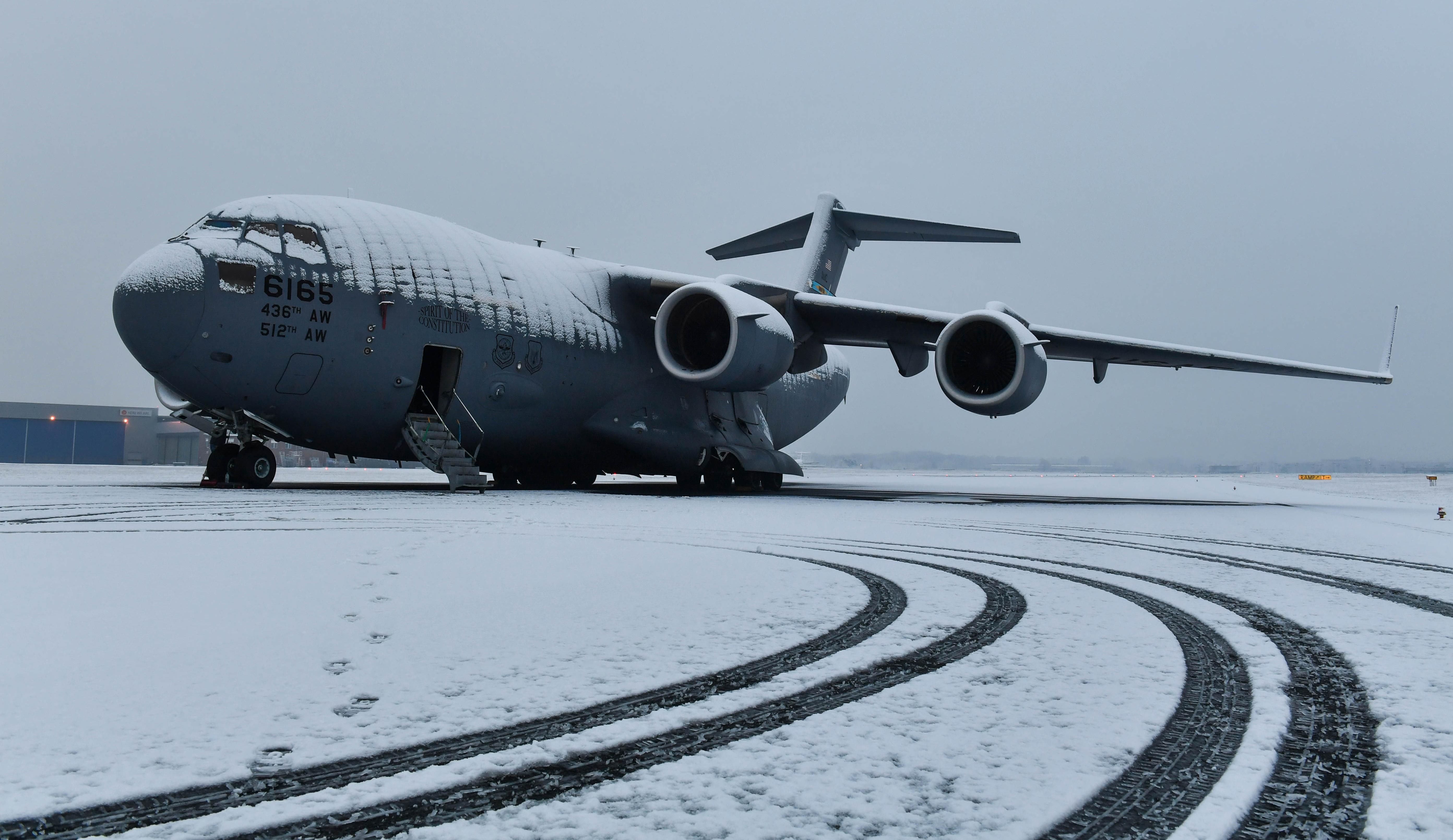 Ramstein Mobility Airmen Repair Dover C 17 Dover Air Force Base Display