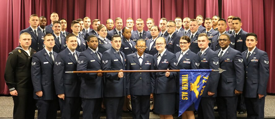 Airman Leadership School Class 17-B graduates. (Courtesy photo)