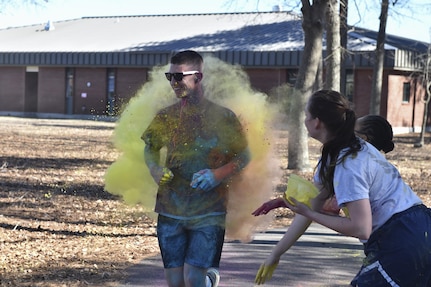 Members of team Charleston participated in a color run to raise awareness for the LGBT community Feb. 16, 2017, at Joint Base Charleston, South Carolina. The Joint Base Charleston Multicultural Committee hosted Diversity Day to bring awareness to various cultures within the military.