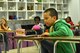 A Team Shaw child looks at “Mr. Gross-Mouth,” a 20th Dental Squadron prop, at Shaw Air Force Base, S.C., Feb. 15, 2017. U.S. Air Force Senior Airman Maricia Williams, 20th Dental Squadron oral preventative assistant, brought toothbrushes, photos of dental decay and “Mr. Gross-Mouth” to teach students of High Hills Elementary School about dental hygiene. (U.S. Air Force photo by Airman 1st Class Destinee Sweeney)