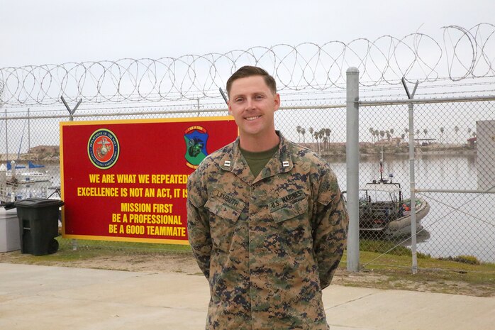 Capt. William Lambuth is the operations officer for Marine Corps Systems Command’s Amphibious Vehicle Test Branch, located aboard Marine Corps Base Camp Pendleton, California. At AVTB, he is responsible for ensuring the safety and scheduling of developmental and operational testing of future amphibious vehicle platforms being developed for the Corps. (U.S. Marine Corps photo by Monique Randolph)