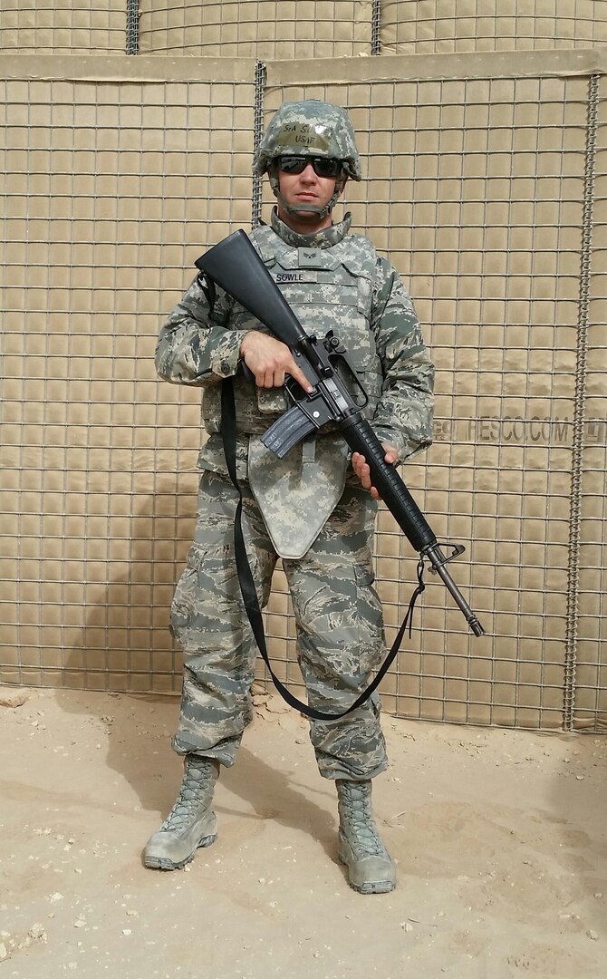 While deployed to the Middle East in 2015, Senior Airman Cameron Sowle found a lump in his neck he would later discover was stage 3 non-Hodgkin lymphoma (Courtesy Photo).