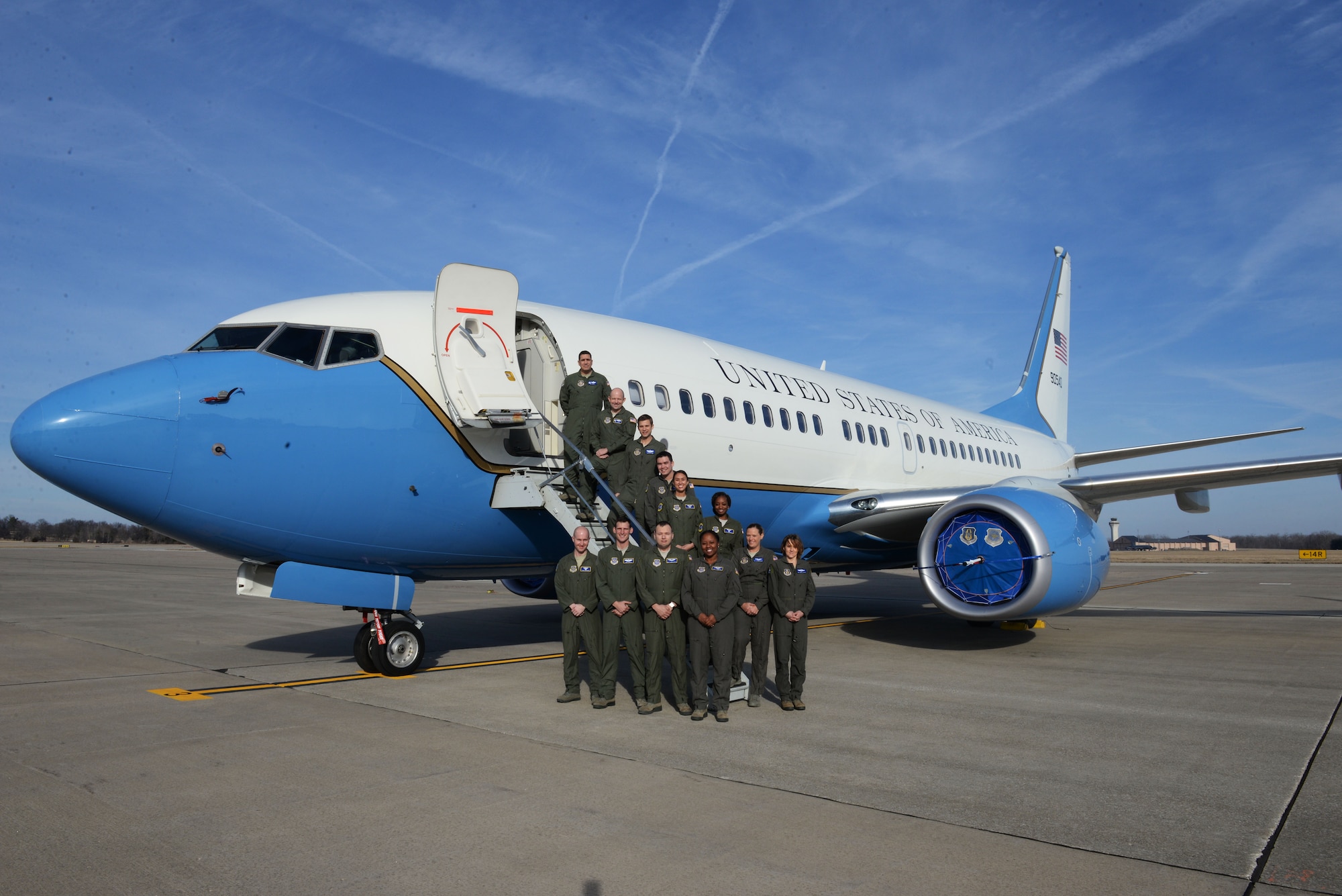 Members from the 54th Airlift Squadron and the 73d AS are responsible for flying executive airlift for the United States’ key leadership and providing them with safe, comfortable and reliable transportation.  Both squadrons have integrated into one team, consisting of active duty, Air Reserve technicians, and traditional Reserve personnel. In 2016, the team traveled to 85 countries, including Israel, China and Russia.(U.S. Air Force photo by Tech. Sgt. Maria Castle)