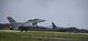 A U.S. Air Force F-16 Fighting Falcon assigned to the 14th Fighter Squadron, Misawa Air Base, Japan, takes off during Exercise Cope North 2017 at Andersen Air Force Base, Guam, Feb. 16, 2017. Beginning in 1978 as a quarterly bilateral exercise held at Misawa AB, Japan, Cope North was moved to Andersen AFB in 1999. Today, the annual exercise serves as a keystone event to promote stability and security throughout the Indo-Asia-Pacific by enabling regional forces to hone vital readiness skills critical to maintaining regional stability. (U.S. Air Force photo by Tech. Sgt. Richard P. Ebensberger/Released)
