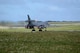 A U.S. Air Force B-1B Lancer assigned to the 9th Expeditionary Bomb Squadron, Dyess Air Force Base, Texas, takes off during Exercise Cope North 2017 at Andersen Air Force Base, Guam, Feb. 22, 2017. The exercise includes 22 total flying units and more than 1,700 personnel from three countries and continues the growth of strong, interoperable relationships within the Indo-Asia-Pacific Region through integration of airborne and land-based command and control assets. (U.S. Air Force photo by Airman 1st Class Gerald Willis/Released)