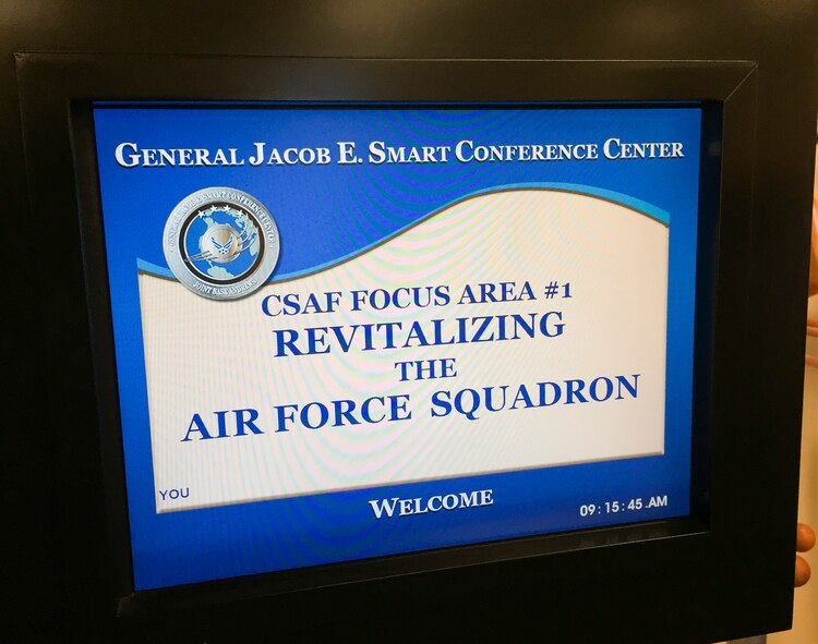 The first step in a three-phase project to meet the Air Force Chief of Staff's number one focus area, revitalizing Air Force Squadrons, was held on Joint Base Andrews, Md. Feb. 23, 2017.