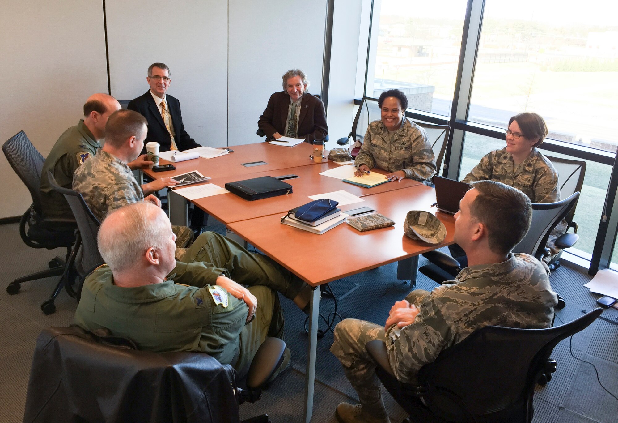 Airmen from Joint Base Andrews take part in a focus group as part of a study directed by the Air Force Chief of Staff, Gen. David L. Goldfein, on how to revitalize Air Force Squadrons Feb. 23, 2017. JB Andrews was chosen as the first base to participate in the three-phase project to meet the CSAFs number one focus area.