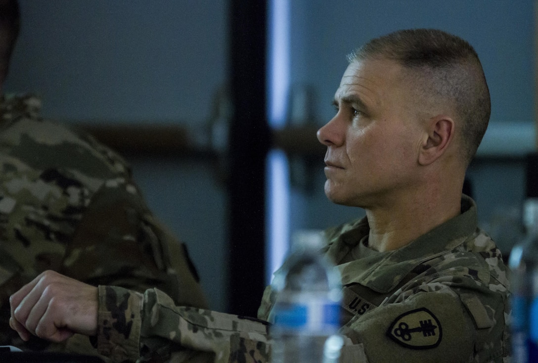 Command sergeants majors and senior leaders from across the 200th Military Police Command gathered for a leadership and readiness symposium in Los Alamitos, Calif., Feb 15-18, to discuss proactive personnel management of Soldiers in the U.S. Army Reserve. 