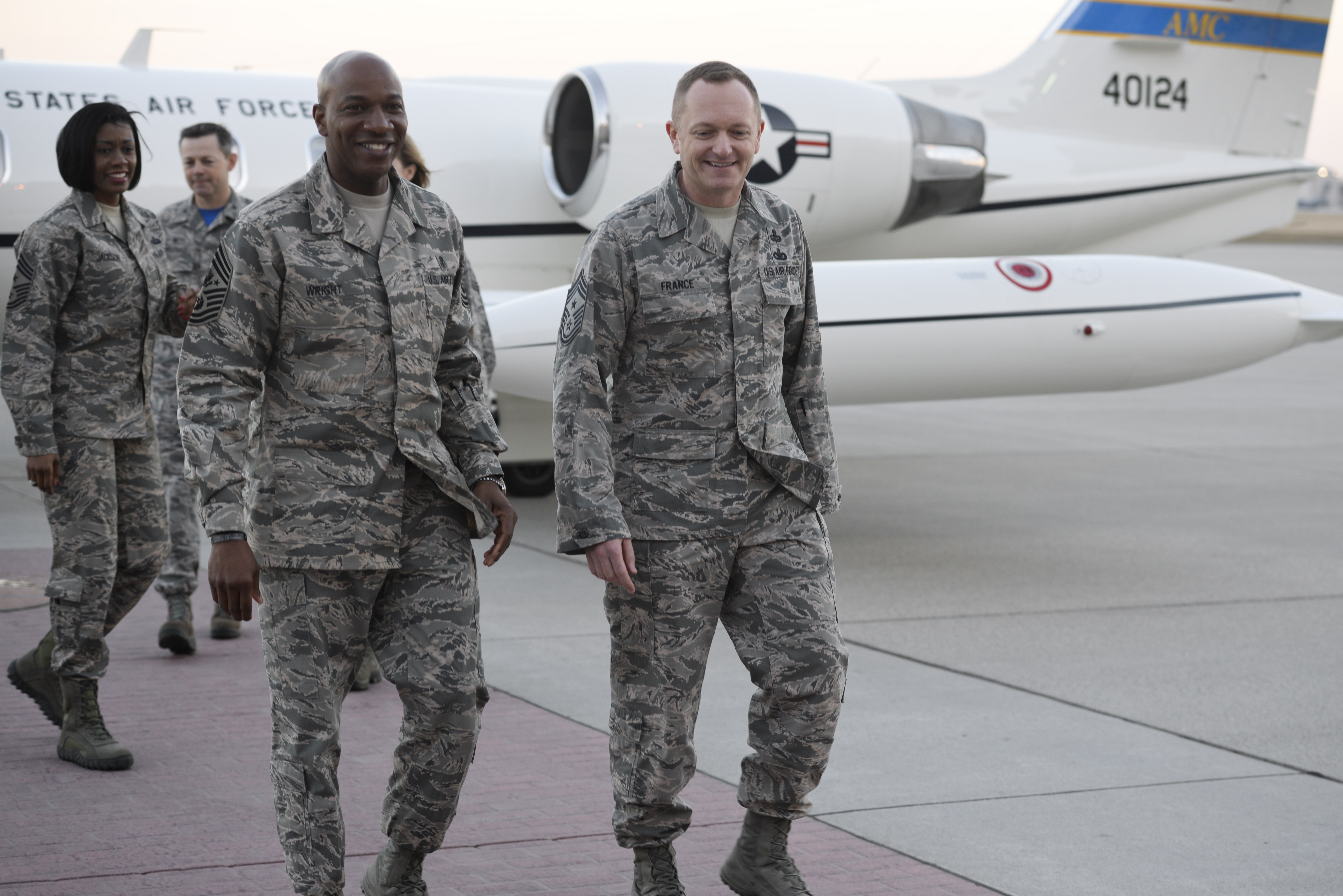Cmsaf Wright Visits Wpafb