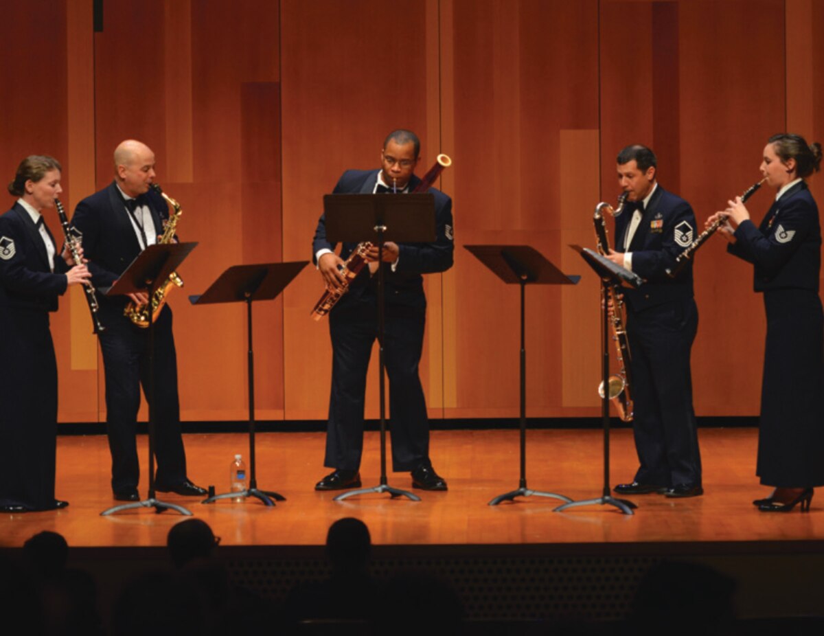 The United States Air Force Band's Chamber Players Series features unique programs, developed by members of the Band, that highlight their virtuosity and creativity. The Series draws vocalists and instrumentalists from every performing ensemble of the organization and includes both soloists and small ensembles.