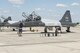 A 12th Maintenance Directorate crew chief and maintainers recover a T-38C Talon after a training mission at Joint Base San Antonio-Randolph, Texas. (Courtesy Photo)
