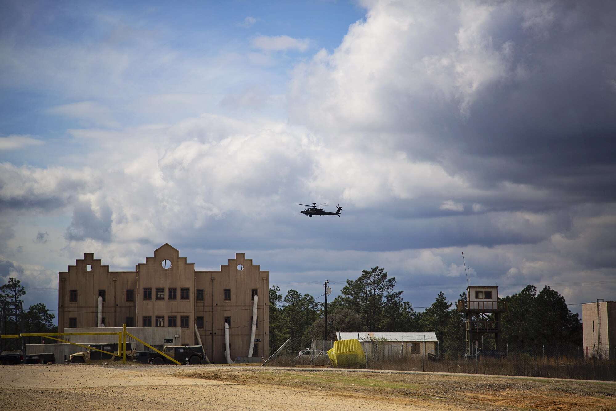 Reservists from the 512th Airlift Wing located at Dover Air Force Base, Del., conducted airfield training and provided support to Army units who were training at the Joint Readiness Training Center, Fort Polk, Louisiana, Feb. 15. 2017. (U.S. Air Force photo/Capt. Bernie Kale)
