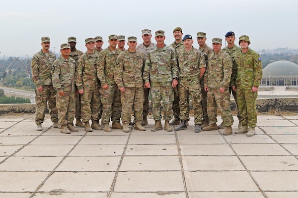 The Combined Joint Forces Land Component Command's Fires Team in Baghdad, Iraq on 30 Nov, 2016. The team works constantly to degrade ISIL across Iraq through lethal targeting to support the ISF maneuver plan through strikes. (Photo Credit: U.S. Army Sgt. Anna Pongo)