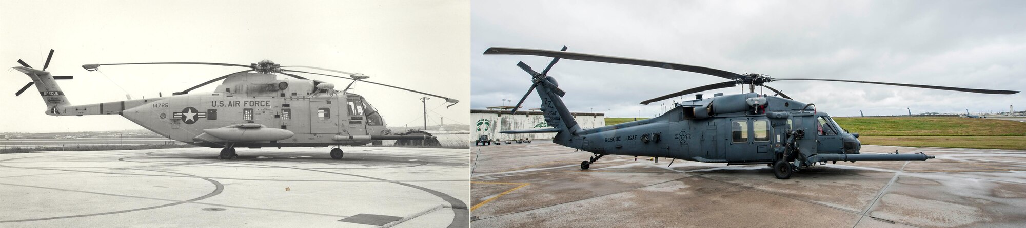 U.S. Air Force 33rd Rescue Squadron has been station on the island of Okinawa, Japan, uninterrupted since 1971, they officially joined the 18th Wing in 1993. The 33rd RQS plays a vital part in maintaining peace and stability in the Pacific Region by providing forward power projection as well as search, rescue and recovery mission capabilities. The HH-60G Pave Hawk, which is capable of rescue missions in different environments, night or day, is used by the 33rd RQS. The 33rd RQS maintains readiness for mobilization, deployment and employment of helicopters and rescue of U.S. and allied military members, and civilians when necessary. (U.S. Air Force graphic by Senior Airman Nick Emerick/Released)