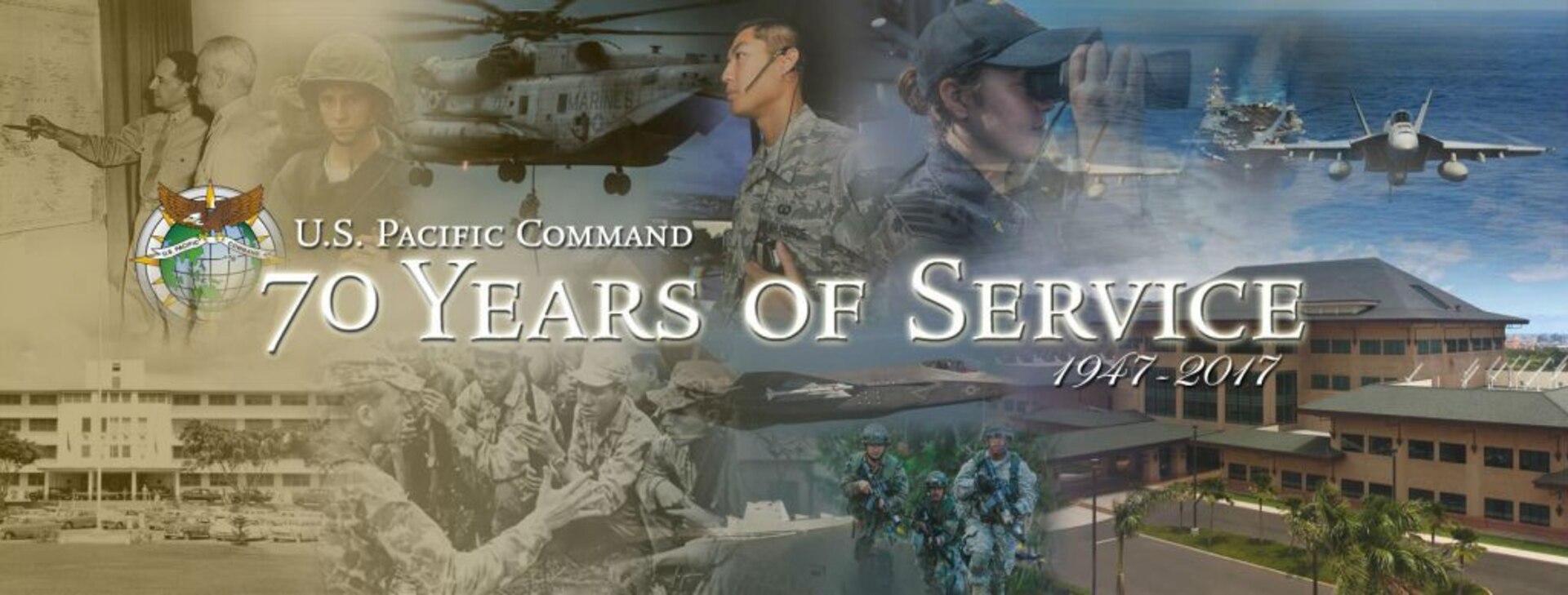 U.S. Pacific Command celebrates 70 years of service on January 1, 2017.