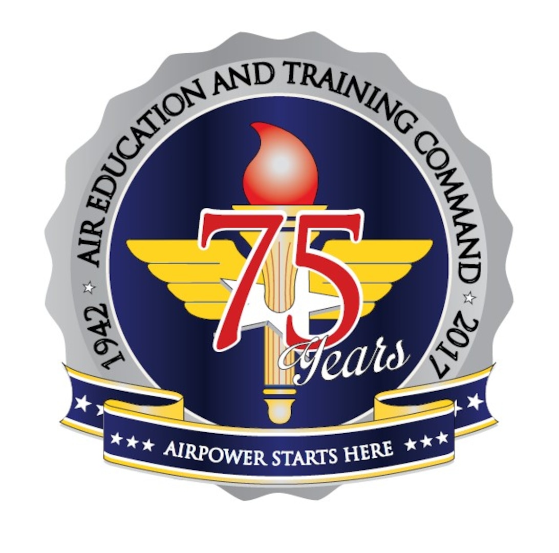 On January 23, 2017, Air Education and Training Command celebrates its 75th anniversary — a date much more important in our nation’s heritage than a simple mark in time. January 23, 1942, proved to be the birth of a professional Air Force – men and women precisely selected and trained to fly, fight and win our nation’s wars. (U.S. Air Force graphic by Michelle Deleon)