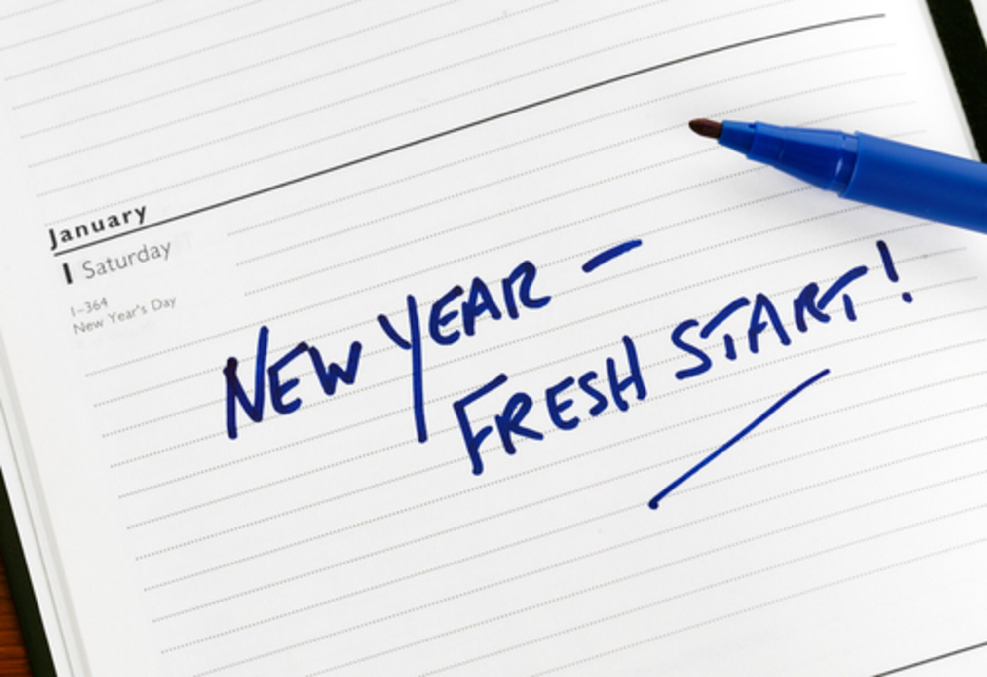 About 45 percent of Americans will make a New Year’s resolution to lose weight, get fit, stop smoking, etc.
