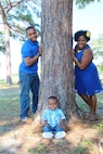 Petty Officer 1st Class Hilliard Kelly III, Joint Chiefs of Staff U.S. Navy and U.S. Marine Corps Personnel Service Manager, is currently stationed at the Pentagon with his wife, Tobia, and his son, Tristan. The Sailor has overcome a lot to get to where he is today. (Courtesy photo)