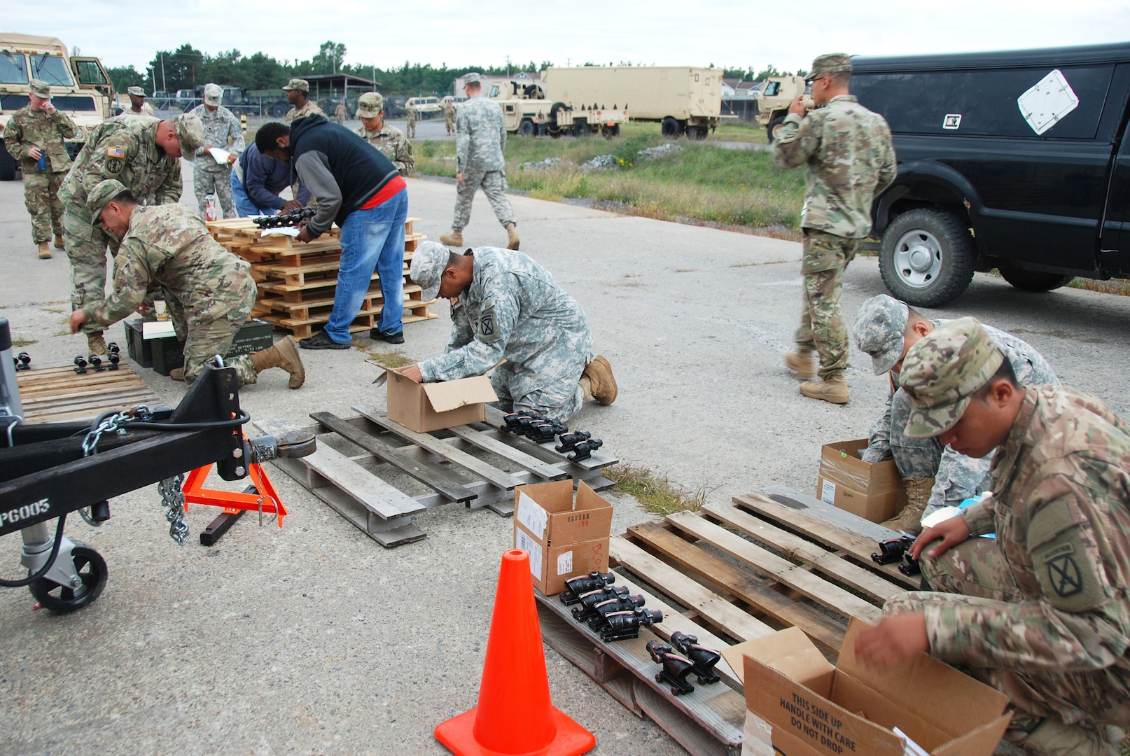 DLA Distribution is repairing and storing excess equipment for units throughout the Army so soldiers can focus on mission-essential equipment and readiness.