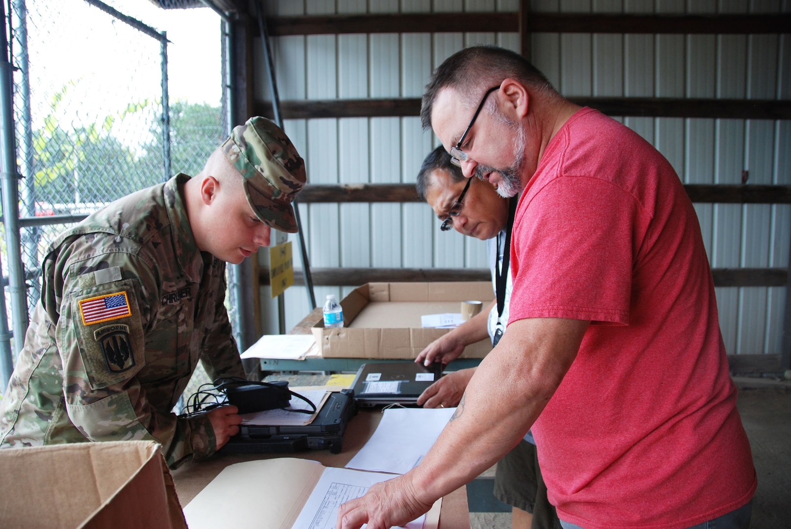 Serial numbers are just one of the important details included on turn-in documents. Units spend months preparing equipment and paperwork before DLA representatives arrive at their locations for turn-ins. 