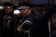 Senior Airman Ryan Garrido, U.S. Air Force Honor Guard Drill Team member, performs with the drill team at the Live on Green event in Pasadena, Calif., Dec. 30, 2016.The drill team spent five days in southern California to help kick off the year-long celebration of the Air Force’s 70th Birthday. (U.S. Air Force photo by Senior Airman Philip Bryant)