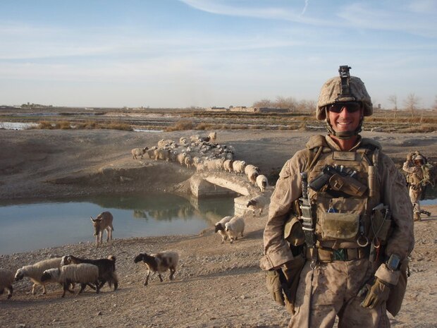 Master Sgt. Clifford Farmer, shown here during a 2010 deployment to Afghanistan, has four combat tours under his belt and years of experience as an explosive ordnance disposal technician. Today, he battles post-traumatic stress disorder and depression, and urges leaders across the Marine Corps to show understanding and compassion for Marines who may be suffering. (Courtesy photo)