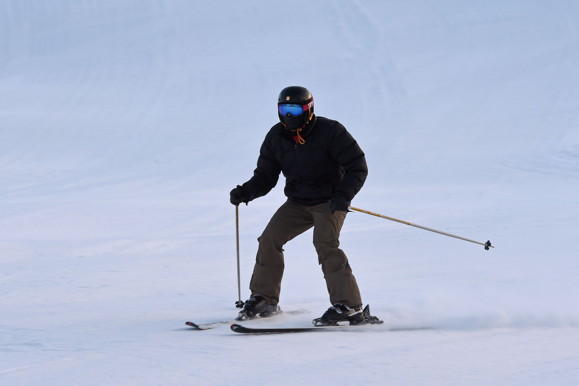 Joint Base Elmendorf-Richardson service members and families participate in Winterfest at the Hillberg Ski Area, Dec. 22, 2016.The event featured face painting, gingerbread house making, pictures with Santa, snow machine riding, dog sled riding, tubing, skiing and snowboarding. 