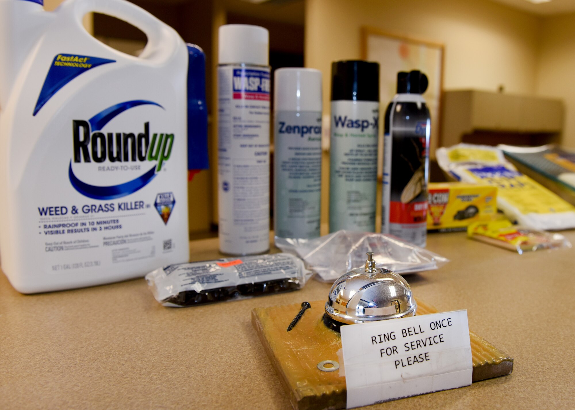 The Self-Help and Repair Program provides free everyday up-keep products including weed killer, pesticides and mouse traps, yard tools for check out and by request items such as paint, nuts and bolts and outlet covers to name a few. The new hours are Monday-Friday 7:30 a.m. – 4 p.m. at building 358. (U.S. Air Force photo by Senior Airman Nathan Clark/Released)