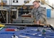 Tools lay on a cart at Ramstein Air Base, Germany, Dec. 29, 2016. When rigging an airdrop, aerial delivery specialists must check and adjust several components that could affect the deployment of a parachute. (U.S. Air Force photo by Senior Airman Jimmie D. Pike)