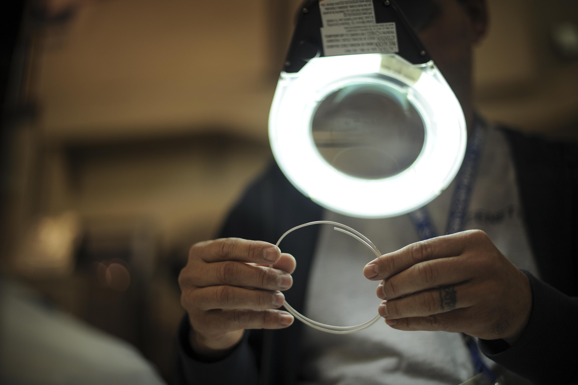 William Hampton, 309th Aircraft Maintenance and Regeneration Group aircraft mechanic, accounts for inventory for a lightweight airborne recovery system at Davis-Monthan Air Force Base, Ariz., Dec. 5, 2016. The 309th AMARG is scheduled to install the LARS upgrade into 142 of Air Combat Command’s aircraft. (U.S. Air Force photo by Airman 1st Class Mya M. Crosby)