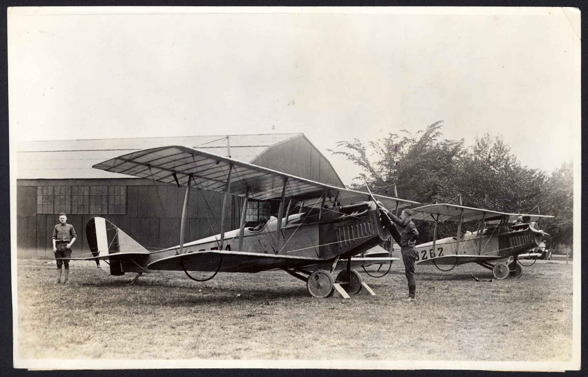 JN-4H Jenny, 1918-21: Earl Hoag (officer-in-charge of flying) and A. J. Etheridge (post engineer), along with 2nd Lt. Seth Thomas, designed two air ambulances, or hospital ships, by modifying Jenny aircraft to carry patients. On Aug. 24, 1918, Scott’s air ambulance transported its first patient. 