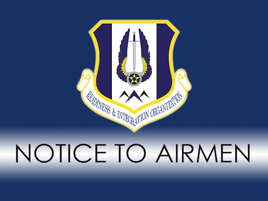 HQ RIO Notice to Individual Reserve Airmen 