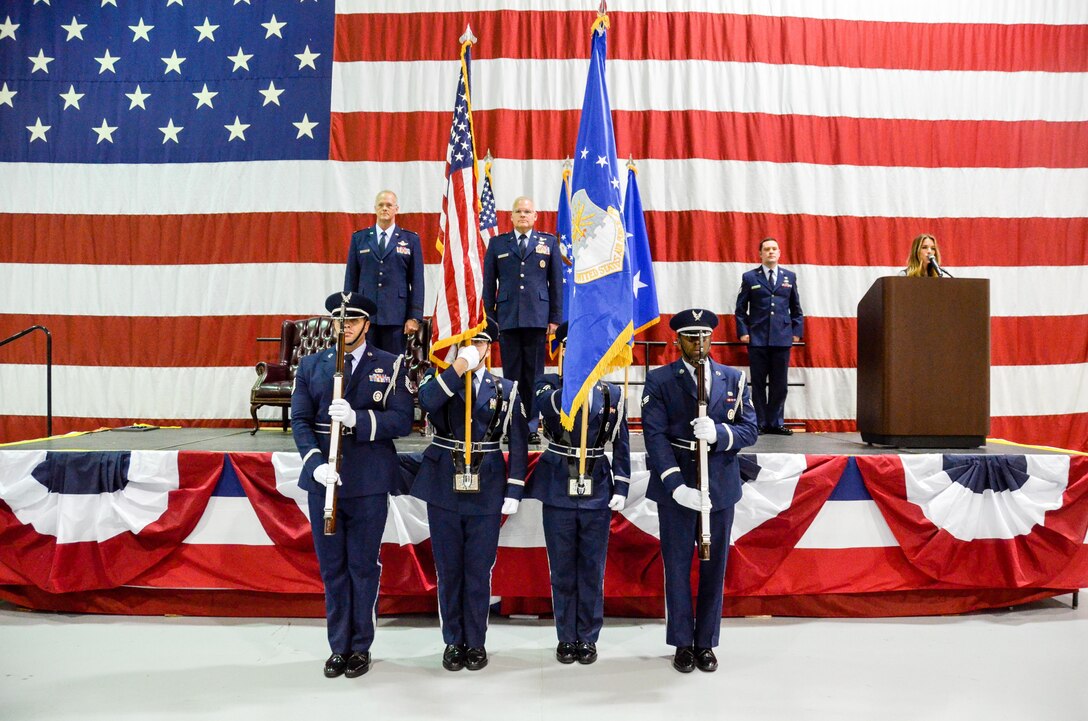Brig. Gen. Steven Parker, commander of the 94th Airlift Wing and Dobbins Air Reserve Base, was promoted to the rank of brigadier general at a ceremony on base Jan. 6, 2017. Parker is the first one-star general to serve as the 94th AW commander since 2006. (U.S. Air Force photo / Tech. Sgt. Kelly Goonan)