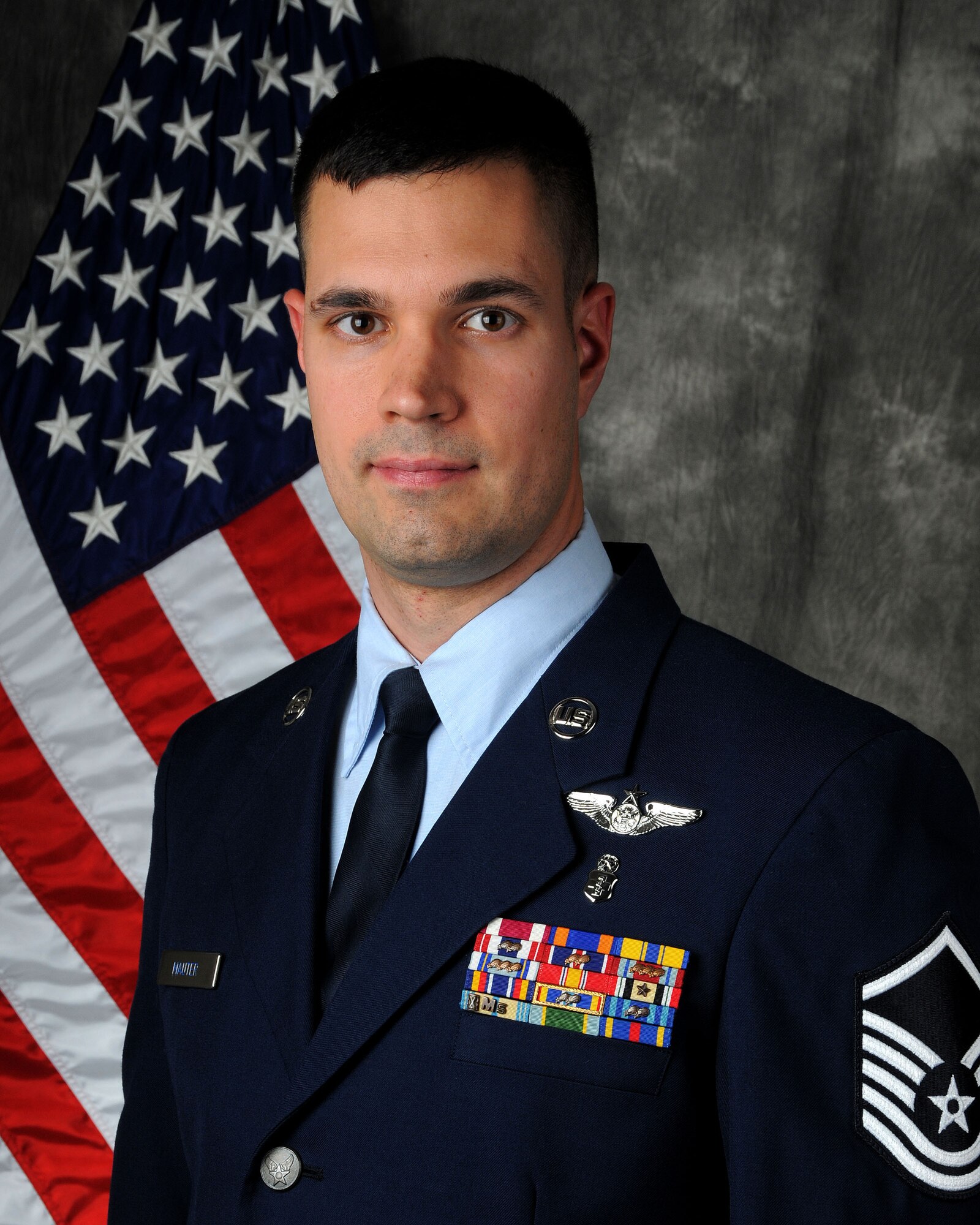 Senior Master Sgt. Steven Mauter, 445th Aeromedical Evacuation Squadron aeromedical evacuation technician, is the 445th Airlift Wing Senior NCO of the Quarter, fourth quarter. 
