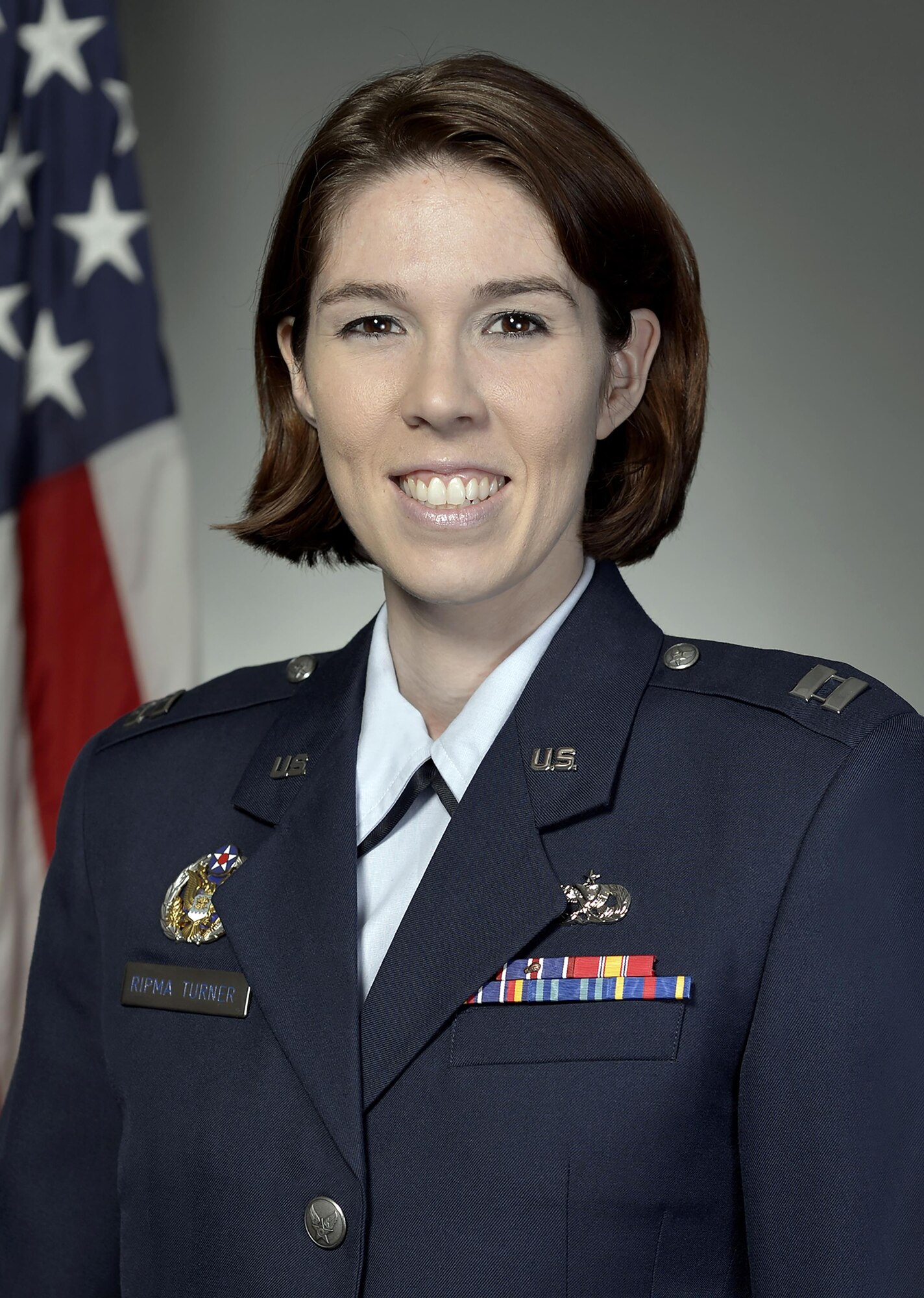 Capt. Sarah Ripma, 445th Maintenance Squadron, is the 445th Airlift Wing CGO of the Quarter, fourth quarter.