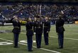 The U.S. Army Drill Team performs at the 2017 U.S. Army All-American Bowl. The Soldiers of this elite unit exemplify the All-American Bowl's theme of becoming greater than by showcasing the nation's most elite high school football players and marching band members. The All-American Bowl is the nation’s premier high school football game, which was played Jan. 7, at the San Antonio Alamodome. (U.S. Army Reserve photo by Sgt. Anshu Pandeya, 372nd Mobile Public Affairs Detachment)