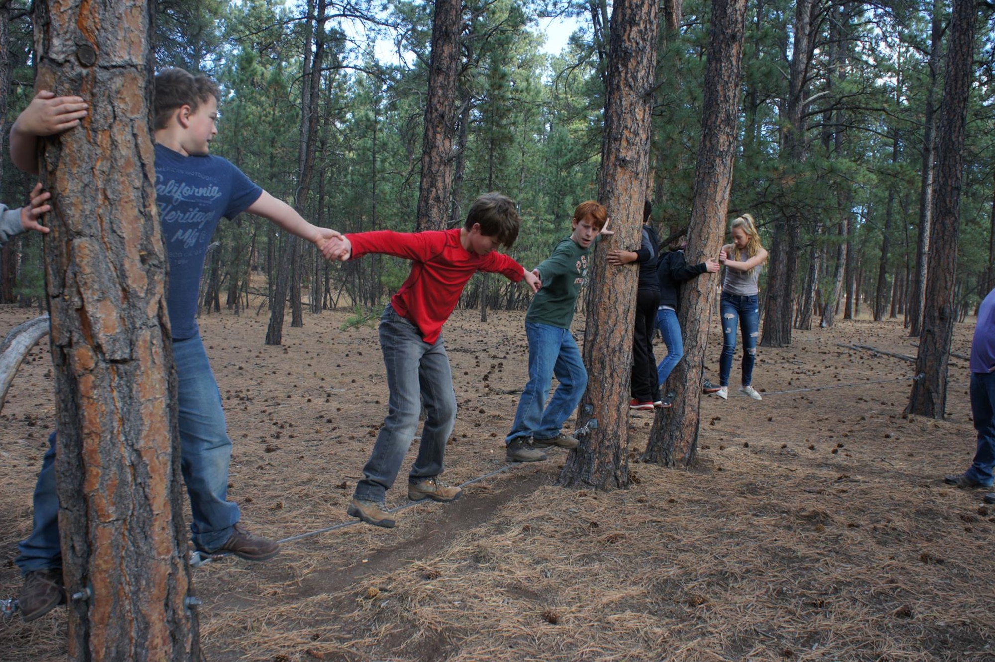 BLACK FOREST, Colo. – Air Force children from across the nation took part in a Winter Resiliency Camp at La Foret Conference and Retreat Center in Black Forest, Colorado, Nov. 19 to Nov. 23, 2016. The five-day camp was hosted by the 21st Force Support Squadron at Peterson Air Force Base, Colo., and was filled with non-stop outdoor activities and eye-opening discussions. (Courtesy photo by 21st FSS)
