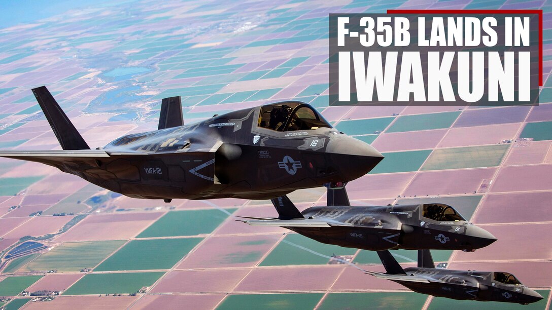 F-35B Lightning II aircraft, belonging to Marine Fighter Attack Squadron 121, Marine Aircraft Group 12, arrived at Marine Corps Air Station Iwakuni January 12, beginning the squadron’s permanent basing at the air station.