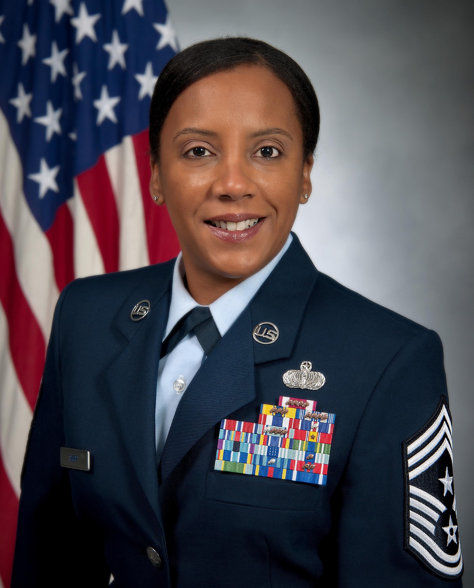 Chief Master Sgt. Erica Shipp took her seat as the Maxwell Air Force Base-Gunter Annex command chief master sergeant Dec. 14, 2016
