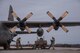 Members of the 179th Airlift Wing Maintenance Group heat the four turbo prop engines of a C-130H Hercules in the cold, early morning Dec. 21, 2016, on the 179th AW flightline in Mansfield, Ohio, as part of daily winter operations. The 179th AW is always on a mission to be the first choice to respond to state and federal missions with a trusted team of Airmen. (U.S. Air National Guard photo/Tech. Sgt. Joe Harwood)