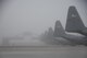 Master Sgt. Kristopher Wolf walks through a blanket of fog settled over a fleet of C-130H Hercules on the 179th Airlift Wing’s flightline in Mansfield, Ohio, Jan. 3, 2017. The 179th AW is always on a mission to be the first choice to respond to community, state and federal missions with a trusted team of highly qualified Airmen. (U.S. Air National Guard photo/Tech. Sgt. Joe Harwood)