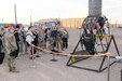Soldiers take part in carnival activities during “Party in the Desert,” an event hosted by the 642nd Regional Support Group and the USO, at McGregor Range, N.M., Dec. 12, 2016.