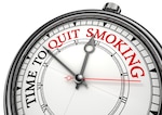 Time to quit smoking graphic