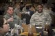 U.S. Air Force Master Sgt. John Macias, left, the 35th Maintenance Squadron metals technology flight chief, and Airman 1st Class Anthony Thelamour, right, a 35th MXS metals technology technician, attend a Martin Luther King Jr. Observance Day luncheon at Misawa Air Base, Japan, Jan. 13, 2017. The luncheon was held to honor Dr. Martin Luther King Jr. as an inspirational man in history. (U.S. Air Force photo by Airman 1st Class Sadie Colbert)