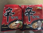 Jenny Lee (이연주), DLA Distribution Korea Safety and Environmental Office intern is the model for the for Shin Ramyun’s 30th anniversary package.