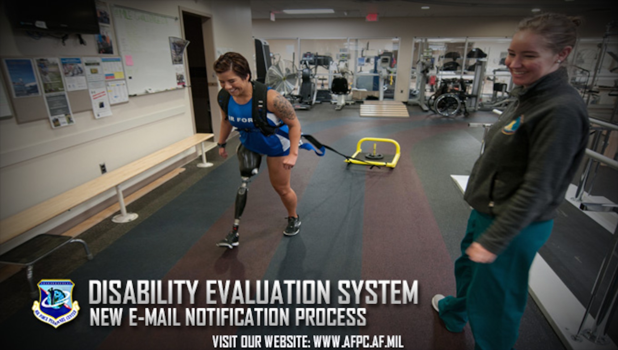 The Air Force’s Disability Evaluation System is rolling out automated customer notifications for the progression of cases through the Physical Evaluation Board process. The aim is to enhance customer service and increase overall transparency. (U.S. Air Force courtesy photo)