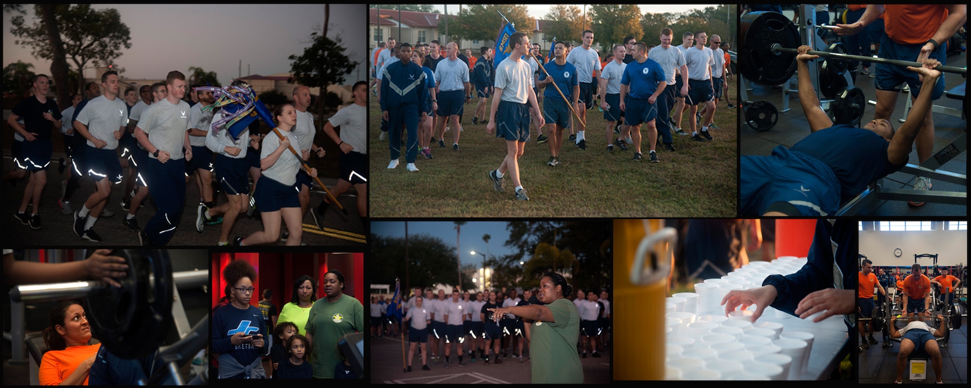 The 6th Communications Squadron hosted the 4th annual 5k and weight lifting competition to honor the fallen Maj. Raymond Estelle at MacDill Air Force Base, Fla., Jan 13, 2017. The event was held to honor Estelle who was passionate about fitness and weight lifting. (U.S. Air Force photo by Airman 1st Class Rito Smith) 