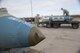 U.S. Air Force Airmen from the 7th Munitions Squadron assemble the last pieces onto four GBU-31 V1 joint direct attack munitions at Dyess Air Force Base, Texas, Jan. 12, 2017. The competition lasted just over an hour, with both teams assembling a total of 38 munitions. (U.S. Air Force photo by Airman 1st Class Rebecca Van Syoc)