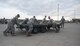 U.S. Air Force Airmen with the 7th Munitions Squadron move a munitions trailer into place in preparation for the quarterly 7th MUNS bomb build competition at Dyess Air Force Base, Texas, Jan. 12, 2017. The competition allows for recent Combat Munitions Training Planning Course graduates to fine-tune combat capabilities. (U.S. Air Force photo by Airman 1st Class Rebecca Van Syoc)